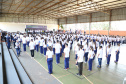 Governador entrega novos uniformes para alunos da escola cívico-militar de Jandaia do Sul  -  Jandaia do Sul, 03/09/2021  -  Foto: Ari Dias/AEN