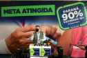 Com a ajuda das vacinas contra a Covid-19 que o Paraná recebeu nesta segunda-feira (20), a Secretaria de Estado da Saúde dará início a mais uma etapa da campanha de vacinação com a aplicação das doses de reforço (terceira dose).. Foto: Américo Antonio/SESA