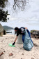 Nesta segunda-feira (27), 18 voluntários participaram da ação de limpeza de praias nas comunidades de Europinha e Ilha do Teixeira, no entorno dos portos de Paranaguá e Antonina, na Baía de Paranaguá. - Paranaguá, 27/09/2021  -  Foto: Claudio Neves/Portos do Paraná