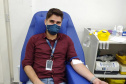 Sou portuário, sou voluntário: colaboradores fazem campanha de doação de sangue  -  Paranaguá, 27/09/2021  - Foto: Rodrigo Sell/Portos do Paraná