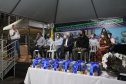  No evento de inauguração do Meu Campinho, o governador em exercício também fez o repasse de kits de robótica do Governo do Estado ao município. Foto: Gustavo Pontes/SEDU