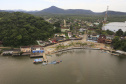 Vista aérea de Guaraqueçaba - PR.Guaraqueçaba, 19-12-15.Foto: Arnaldo Alves / AEN