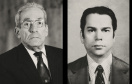 À esquerda, Cal Garcia, 1º reitor da UEM; à direita, Pinheiro, 1º vice-reitor .Foto: UEM