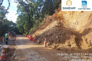 Com ação rápida após as chuvas, Estado volta a liberar tráfego na Estrada da Graciosa 