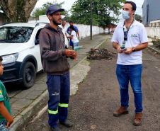 Portos do Paraná coordena ação de educação ambiental em Paranaguá. Foto: Portos do Paraná