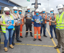 Março marca reforço no uso dos EPIs no Porto de Paranaguá