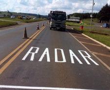 DER instala radares e projeta mais melhorias no trevo da PRC-466, em Guarapuava 