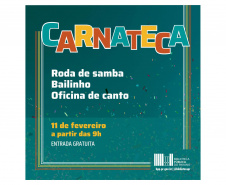Biblioteca Pública promove “Carnateca” com roda de samba e atividades para as crianças