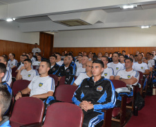 Policial penal ministra curso para cadetes da APMG