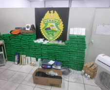 Polícia Militar apreende mais de setecentos quilos de maconha em Curitiba