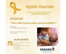 Sesa promove ações na primeira quinzena de agosto para incentivo e proteção ao aleitamento materno