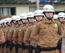 PMPR realiza passagem de comando da Academia Policial Militar do Guatupê