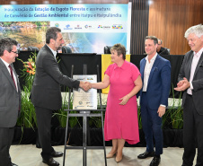 Sanepar inaugura obra em convênio com Itaipu para aplicar R$ 184 milhões em saneamento