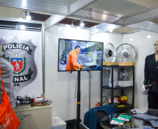 Polícia Penal expõe materiais produzidos através da mão de obra prisional paranaense em feira industrial