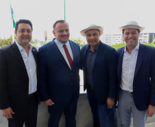  reunião entre o governador Carlos Massa Ratinho Junior e o chefe do governo regional, Jakub Chelstowkski, durante visita da comitiva polonesa à Curitiba. 