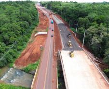 DER Duplicação BR-469 ponte Rio Tamanduá