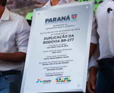 Governador Ratinho Junior entrega duplicação da BR-277 em Cascavel