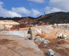 Mineração Fiorese, em Rio Branco do Sul: cidade se destaca na extração mineral