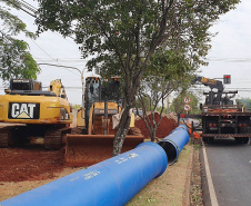   Nova adutora vai melhorar transporte de água para região Oeste de Londrina