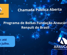 Fundação Araucária e Renault vão investir R$ 1,4 milhão em 114 bolsas de pesquisa