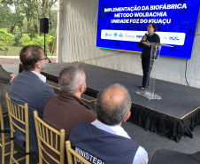 Paraná solta os primeiros mosquitos do “Método Wolbachia” na inauguração da biofábrica, em Foz do Iguaçu
