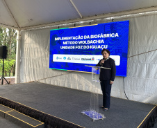 Paraná solta os primeiros mosquitos do “Método Wolbachia” na inauguração da biofábrica, em Foz do Iguaçu