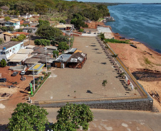 OBRAS NO NOROESTE – O Governo do Estado tem investido na melhoria de infraestrutura dos municípios da região Noroeste com o objetivo de potencializar o turismo às margens do Rio Paraná. 