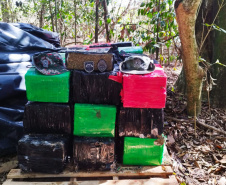 Polícia Ambiental apreende 933,85 kg de substância análoga a maconha em Umuarama