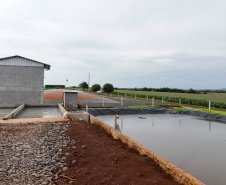 Itaipulândia, 16 de maio de 2024 - Usina de BioGás - produção de energia gerada a partir, neste caso, dos dejetos de suínos -, em Itaipulândia, região oeste do Paraná.