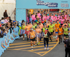 A capital paranaense foi sede neste domingo (4) da prova Disney Magic Run 2024, evento que contou com a participação de aproximadamente 5 mil atletas e aconteceu na Universidade Positivo.