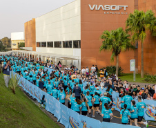 A capital paranaense foi sede neste domingo (4) da prova Disney Magic Run 2024, evento que contou com a participação de aproximadamente 5 mil atletas e aconteceu na Universidade Positivo.