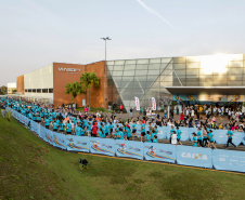 A capital paranaense foi sede neste domingo (4) da prova Disney Magic Run 2024, evento que contou com a participação de aproximadamente 5 mil atletas e aconteceu na Universidade Positivo.