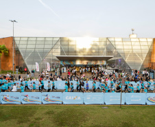 A capital paranaense foi sede neste domingo (4) da prova Disney Magic Run 2024, evento que contou com a participação de aproximadamente 5 mil atletas e aconteceu na Universidade Positivo.