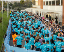 A capital paranaense foi sede neste domingo (4) da prova Disney Magic Run 2024, evento que contou com a participação de aproximadamente 5 mil atletas e aconteceu na Universidade Positivo.