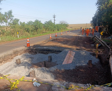 Com investimento de R$ 500 mil, DER/PR reforma ponte em rodovia entre Palotina e Terra Roxa