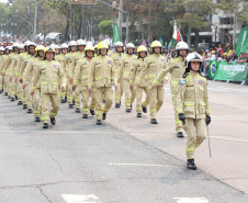  	Desfile com milhares de pessoas festeja os 202 anos da Independência do Brasil