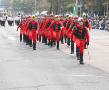  	Desfile com milhares de pessoas festeja os 202 anos da Independência do Brasil