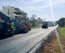 PR-170 Porecatu a Rolândia DER/PR realiza conservação da PR-170 entre Porecatu e Rolândia 