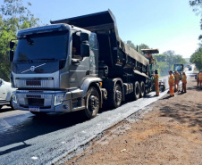 PR-170 Porecatu a Rolândia DER/PR realiza conservação da PR-170 entre Porecatu e Rolândia 