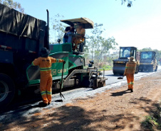 PR-170 Porecatu a Rolândia DER/PR realiza conservação da PR-170 entre Porecatu e Rolândia 