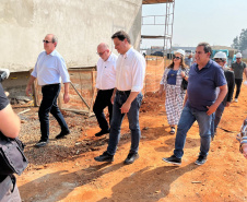 Secretários estaduais vistoriam obras do primeiro AME Universitário do país