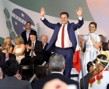 Posse do governador Carlos Massa Ratinho Junior   -   Curitiba, 01/01/2019   - Foto: Jaelson Lucas/ANPr