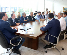 Governador Carlos Massa Ratinho Júnior recebe lideranças de Londrina  -  Curitiba, 08/01/2019  -  Foto: Jaelson Lucas/ANPr