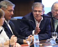 Governador Carlos Massa Ratinho Júnior, durante reunião com a equipe de governo. Curitiba, 15/01/2019 - Foto: José Fernando Ogura/ANPr