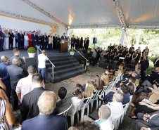 Governador Carlos Massa Ratinho Junior participa da solenidade de posse do presidente da Copel, Daniel Pimentel Slaviero.  -  Curitiba, 16/01/2019  -  Foto: Arnaldo Alves/ANPr