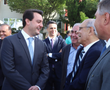 Governador Carlos Massa Ratinho Junior participa da solenidade de posse do presidente da Copel, Daniel Pimentel Slaviero.  -  Curitiba, 16/01/2019  -  Foto: Rodrigo Félix Leal