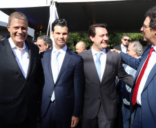 Governador Carlos Massa Ratinho Junior participa da solenidade de posse do presidente da Copel, Daniel Pimentel Slaviero.  -  Curitiba, 16/01/2019  -  Foto: Rodrigo Félix Leal