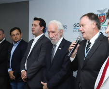 Governador Carlos Massa Ratinho Júnior durante visita ao Detran-Pr  -  Curitiba, 16/01/2019  -  Foto: Rodrigo Félix Leal