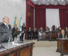 O governador Carlos Massa Ratinho Junior participa da posse de Nestor Baptista na Presidência do Tribunal de Contas do Estado do Paraná.  -  Curitiba, 23-01-19Foto: Arnaldo Alves / ANPr.