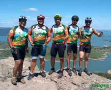 Além das conhecidas caminhadas internacionais da natureza, o Instituto Paranaense deAssistência Técnica e Extensão Rural (Emater-PR), em parceria com o Instituto AndaBrasil, também coordena no Paraná as pedaladas da natureza. Na foto, imagem do percurso natureza e produção rural em Ribeirão Claro  -  Foto: Marina P P Lima /Emater